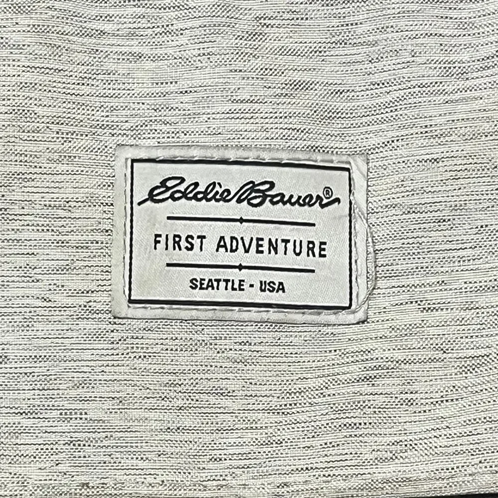 Eddie Bauer Cascade First Adventure Backpack Baby Diaper Bag - Gray 90347 EUC!